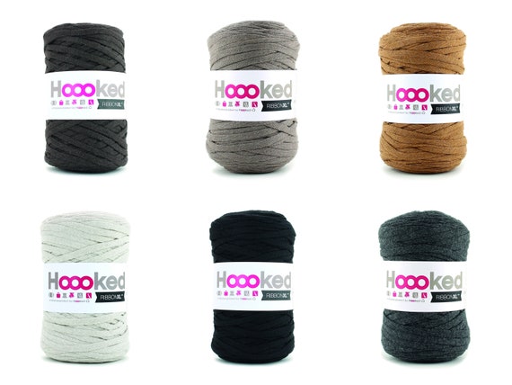 Hoooked RibbonXL 120M Cotton Yarn Knitting Crochet Sweet Pink