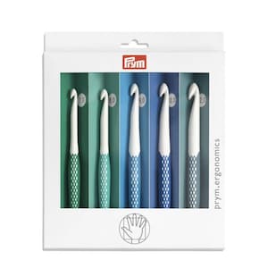 Ganchillo de lana ergonómico de Prym, todos los tamaños, mango ergonómico para un manejo sin fatiga, ganchillo, de 3,0 mm a 15,0 mm imagen 7