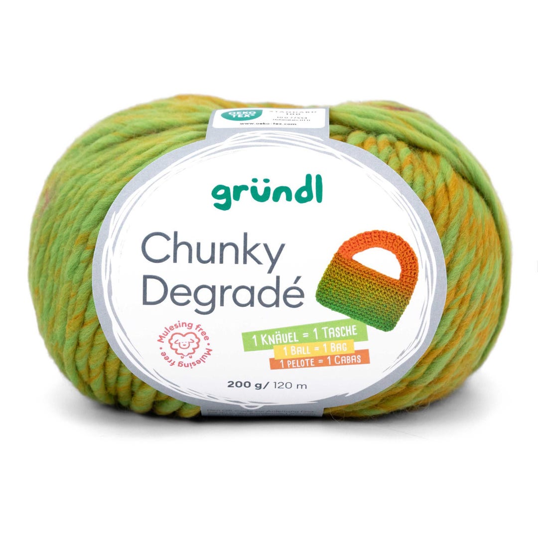 Chunky Degradé by Gründl, a Great Roving Yarn With a Long Color ...