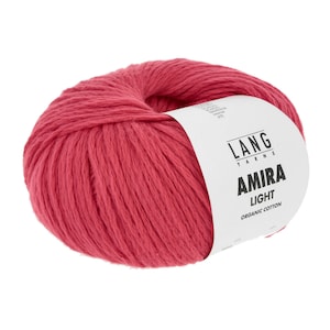AMIRA LIGHT by LangYarns - all colors, 50g=140 m, 100% cotton, perfect for allergy sufferers and sensitive skin, for crocheting