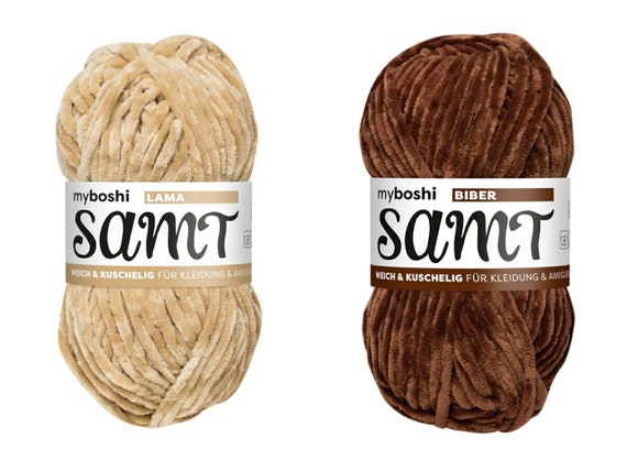 Velvet Chenille Wool For Crochet & Knitting - Super Soft, 100% Polyester, Perfect For Amigurumi, Cushions, 100g Ball