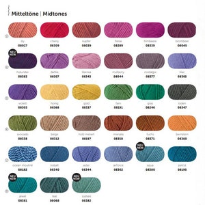 33, EUR /1kg BRAVO Schachenmayr todos los colores, 50g133 m, poliacrílico de fácil cuidado, para tejer y tejer imagen 8