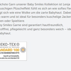 79,60 /1kg Baby Smile LENJA SOFT Schachenmayr alle Farben, 25g85m, Wolle, Polyacryl, Garn, zum Häkeln und Stricken, Pelzgarn Bild 4