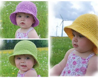 CROCHET INSTRUCTIONS + ZOEY + with flower, summer hat, summer hat, slouch hat from size 41-54 cm head circumference, instructions in German