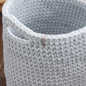 Grande cestino all&#39;uncinetto, cestino per giocattoli, cestino portaoggetti, regalo per neonati, asilo nido, compleanno, nascita, cestino decorativo, ritorno a scuola, cestino per giocattoli, cesto per la biancheria.