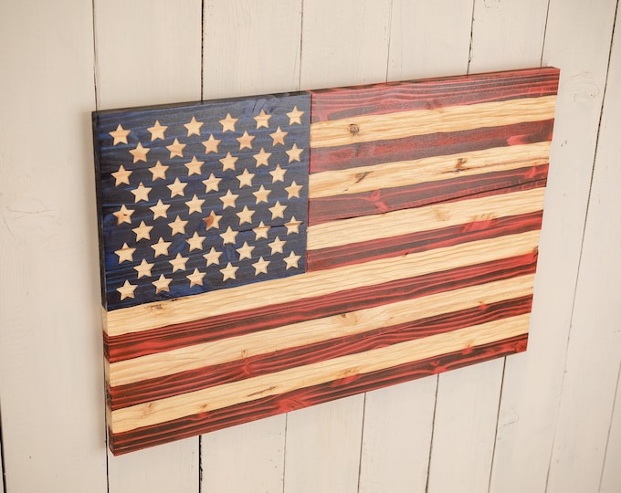 American USA Flag Chisel Texture with FREE Shipping.