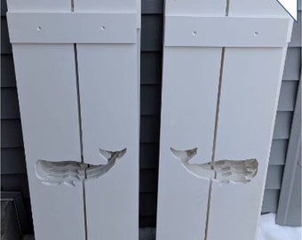 PVC Whale Exterior Shutter: Customize your shutter height
