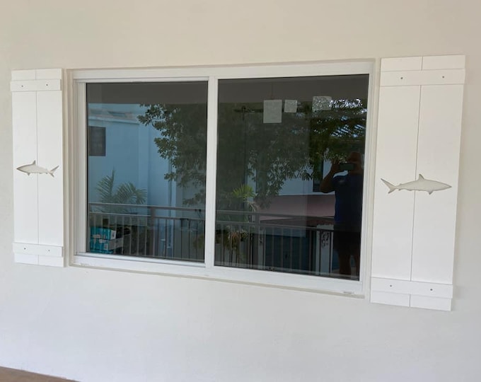 PVC Shark Exterior Shutter: Customize your shutter height