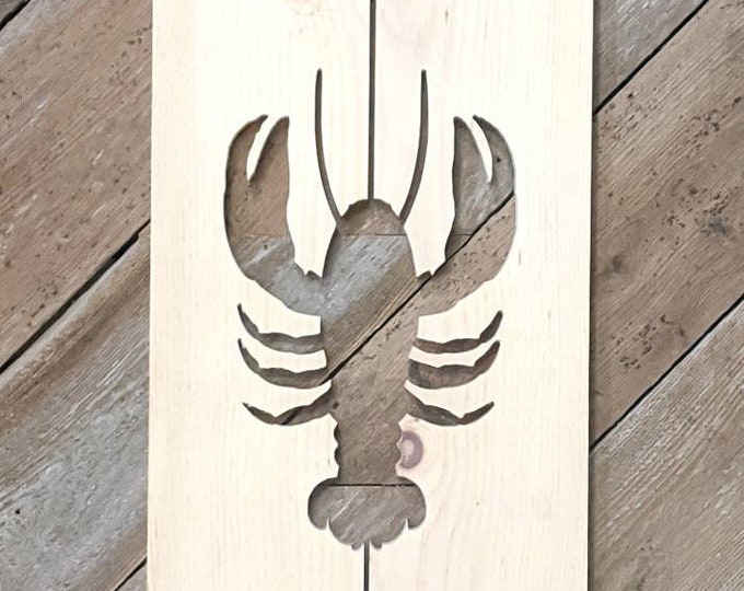 Lobster Exterior Shutter: Customize your shutter height, and design (price per shutter. Includes shipping)