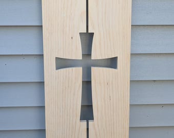 Exterior Cross Shutter : Customize your shutter height and width