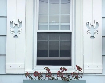 Lobster Exterior Shutter: Customize your shutter height, and design (price per shutter. Includes shipping)