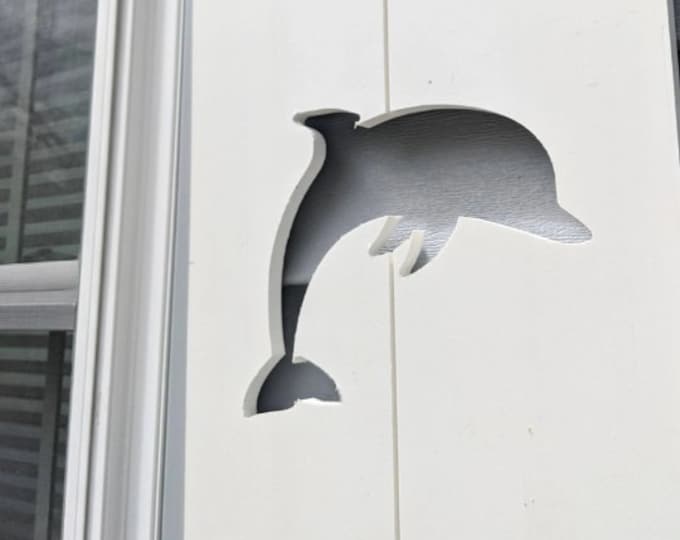 PVC Dolphin Exterior Shutter: Customize your shutter height