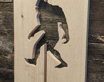 Exterior Sasquatch  decorative  Shutter: Customize shutter height