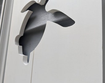 PVC sea turtle Exterior Shutter: Customize your shutter height