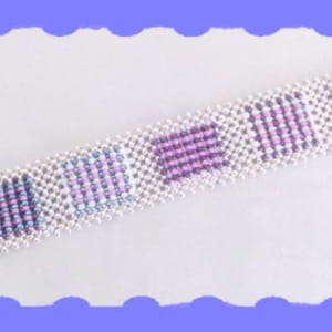 Stacked Right Angle Weave Bracelet