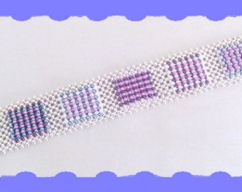 Stacked Right Angle Weave Bracelet