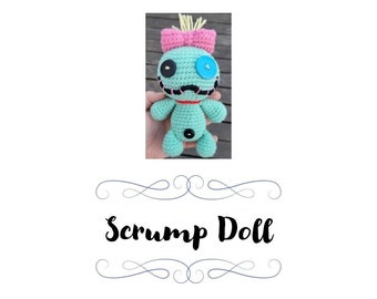 Crochet Scrump Doll Pattern: Amigurumi Toy (PDF Pattern)