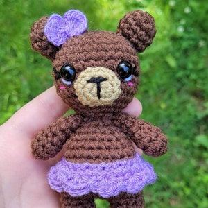 Teddy Bear, Girl Teddy, Bear Doll, Crochet Bear