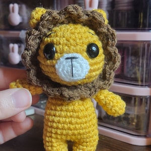 Crochet Lion, Lion Plushy, Lion King, Little Lion, Lion Doll, Lion Toy