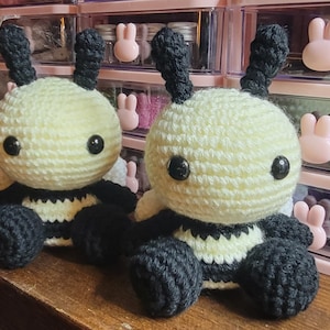 Chubby Bee Doll, Bumble Bee, Amigurumi Bee