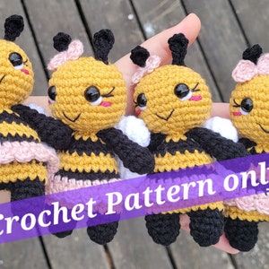 Crochet Bee Pattern, Bee Doll Pattern