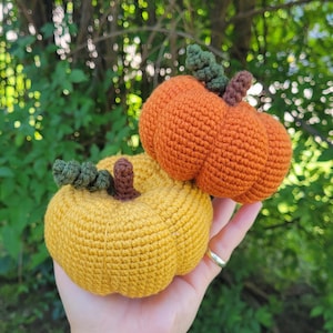 Crochet Pumpkin, Pumpkin, Home Decor, Pumpkin Pillow, Fall Decor, Autumn, Farmhouse, Rustic, Office Decor