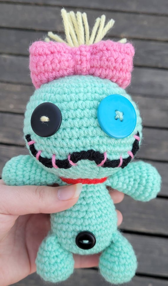 Scrump Doll, Plush Scrump, Crochet Scrump, Lilo and Stitch, Crochet Scrump  