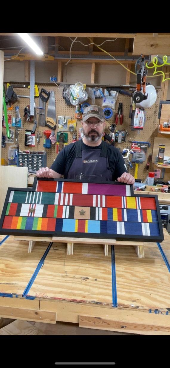 Wood Military Ribbon Racks Etsy