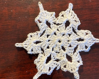 Handmade Crocheted Snowflakes