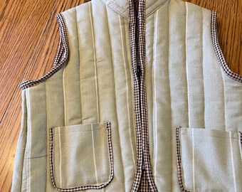 Toddler quilted jacket vest 2T