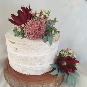 Australian Native Cake Topper Artificial Silk Flowers