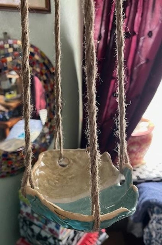 Hanging Ceramic Clam Shell