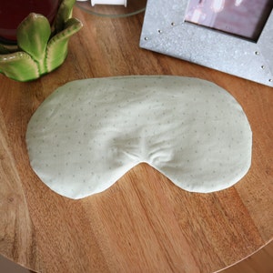 Oreiller pour les yeux | Masque pour les yeux lesté | Sac à douilles | Cadeau pour les moins de 20 ans | Riz/Graines de lin | Cadeau spa soins personnels | Bon rétablissement