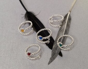 Single Crystal Ring (Silver)