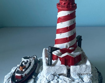 Harbour Lights Lighthouse/White Shoal Light/Michigan #704/Vintage Lighthouse/Ready To Ship