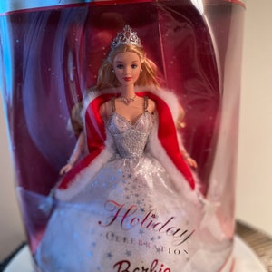 Special 2001 Holiday Barbie Edition/Holiday Celebration Barbie/Unopened/Dented Box/Ready To Ship