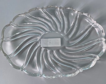 Mikasa Peppermint Clear Sweet Dish/Made in Germany/Ready To Ship