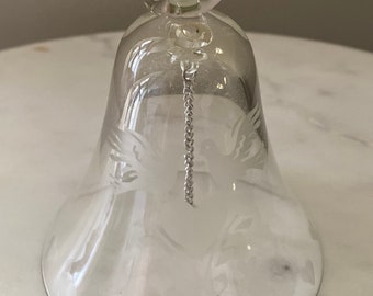 European Crystal Forever Bell/Mouth Blown and Handcut Glass/Vintage/Ready to Ship