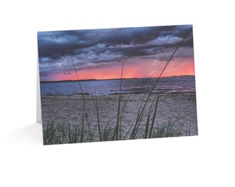 Céus tempestuosos sobre o Lago Superior - Cartões de felicitações (1, 10, 30, 50 unidades)