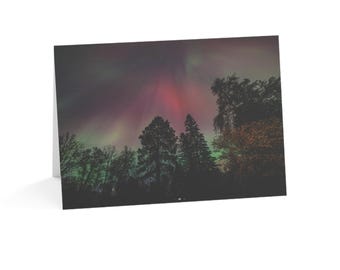 Cartões comemorativos da Aurora Boreal: Luzes do Norte Etéreas