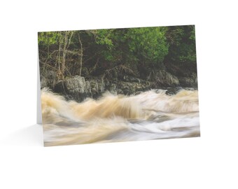 The Sister Waves - Cartões de felicitações em branco em 1, 10, 30 e 50 peças