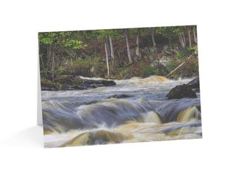 Vistas do Rio Menominee de Piers Gorge - Cartões comemorativos (1, 10, 30 e 50 unidades)