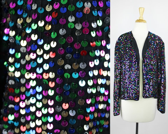 vintage sequin blazer
