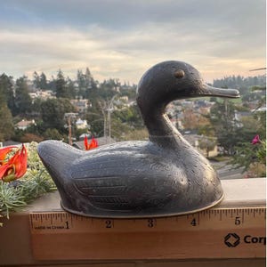 Set of 2: Vintage Pewter Ducks - Etsy