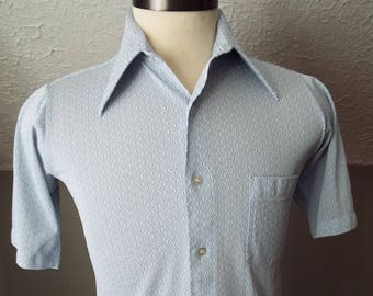 Vintage Short Sleeve Button Down Shirt by Van Heusen