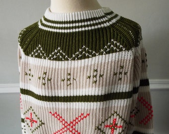 Vintage Mens Long Sleeve Sweater by Dunson
