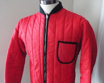 Vintage Long Sleeve Red Insulated Jacket