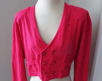 Vintage Long Sleeve Pink Blouse by Michael