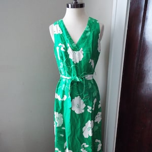 Vintage Sleeveless Floral Print Dress by Malia