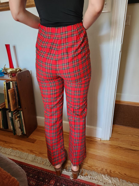 Vintage Plaid Pants - image 3